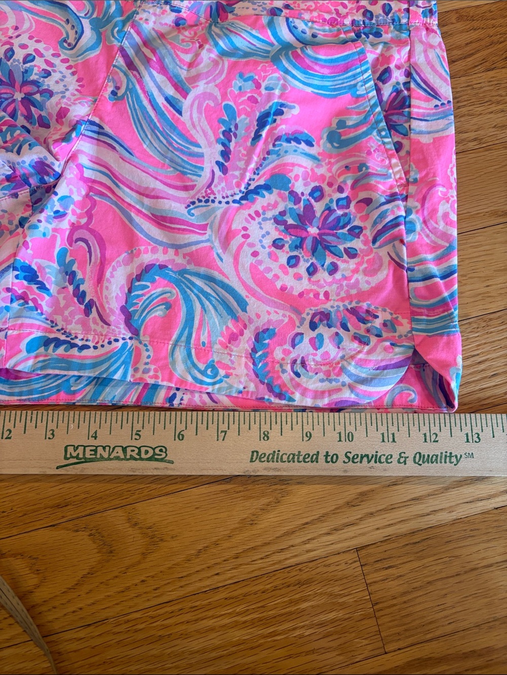 LILLY PULITZER Ocean View Short Prosecco Pink Don't Be Jelly Size; M; EUC - Picture 10 of 13